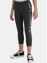 Sam 73 Leggings pentru fete cu imprimeu gri închis SAM 73