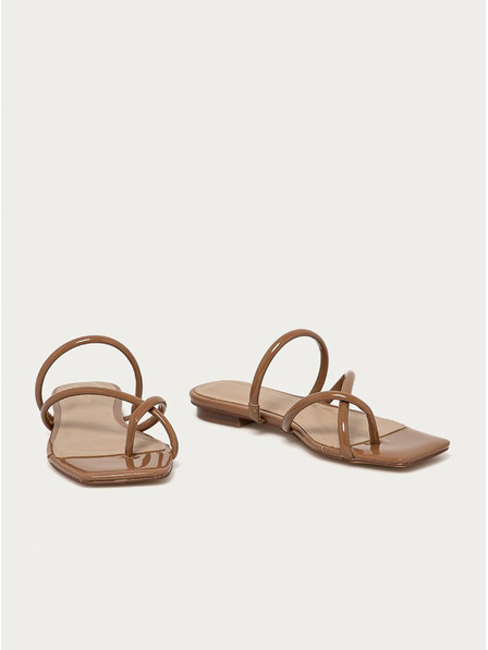 Aldo Flip flop-uri maro pentru femei ALDO Mounis