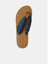 Sam 73 Flip flop albastru cu model pentru femei SAM 73