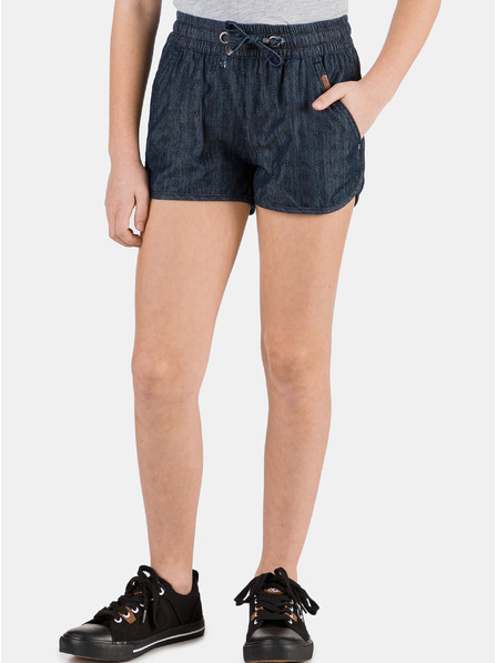 Sam 73 Pantaloni scurți din denim cu model pentru fete, albastru închis SAM 73
