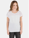 Sam 73 Tricou alb cu model pentru fete SAM 73