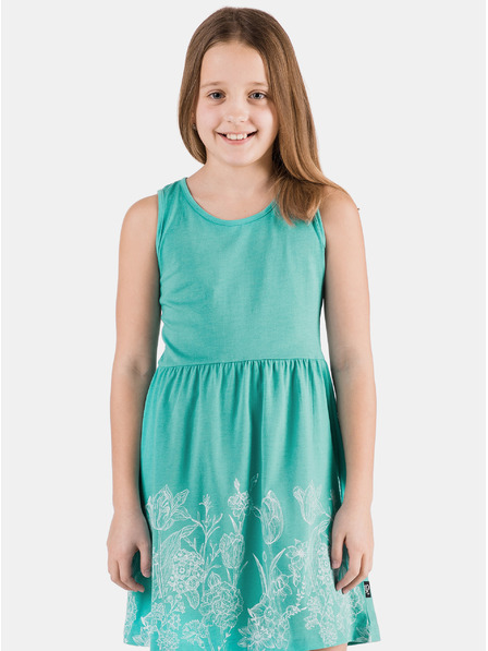 Sam 73 Rochie florală verde pentru fete SAM 73