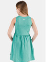 Sam 73 Rochie florală verde pentru fete SAM 73