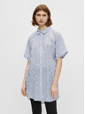 Pieces Cămașă cu dungi lungi de culoare albastru deschis Pieces Terra