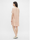 Pieces Rochie roz cu flori Pieces Miller
