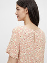 Pieces Rochie roz cu flori Pieces Miller