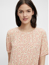 Pieces Rochie roz cu flori Pieces Miller