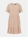 Pieces Rochie roz cu flori Pieces Miller