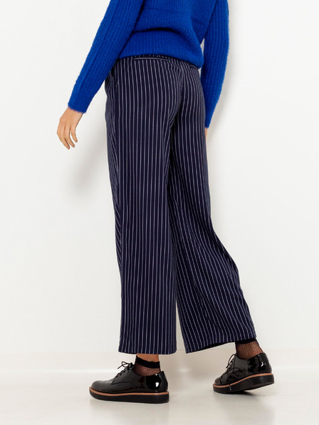CAMAIEU Pantaloni cu picior lat cu dungi albastru închis CAMAIEU