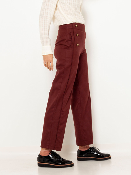 CAMAIEU Pantaloni maro cu croială largă CAMAIEU