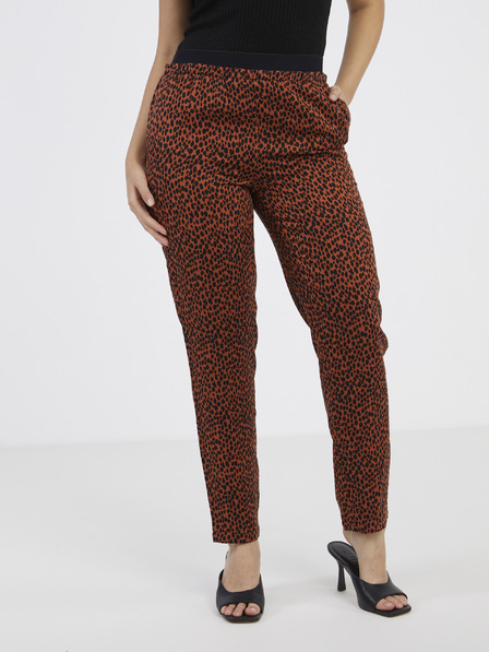 CAMAIEU Pantaloni cu model maro CAMAIEU