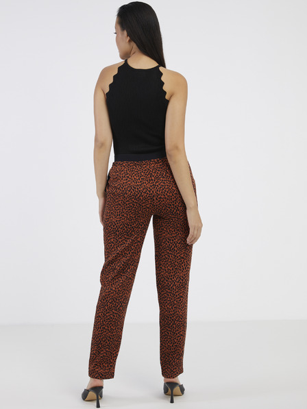 CAMAIEU Pantaloni cu model maro CAMAIEU