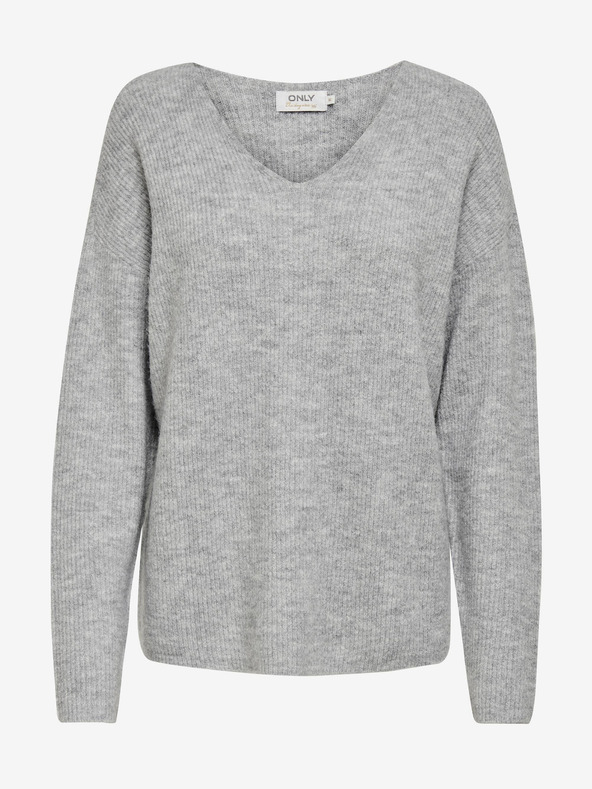 ONLY Pulover ONLY Camilla gri deschis