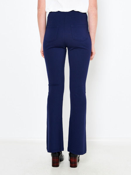 CAMAIEU Pantaloni bootcut cu talie înaltă albastru închis CAMAIEU