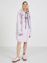 Replay Rochie violet deschis cu glugă cu model pentru femei Replay Sweatshirt