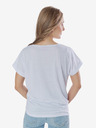 Sam 73 Tricou imprimat alb pentru femei SAM 73