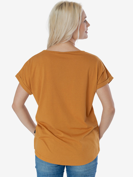 Sam 73 Tricou imprimat pentru femei, muștar SAM 73