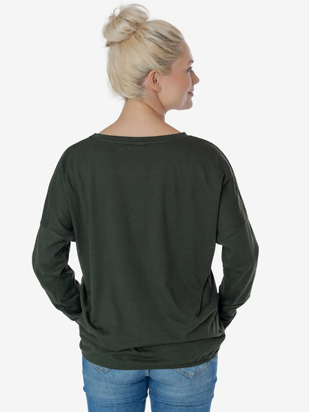 Sam 73 Tricou de damă verde închis SAM 73