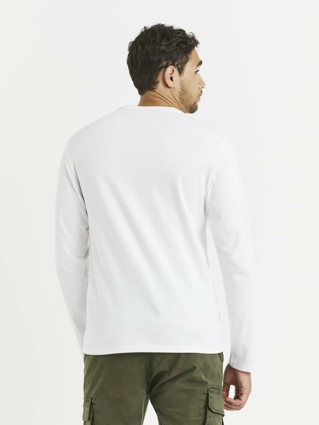 Celio Cămașă de bază albă pentru bărbați cu buzunare Celio