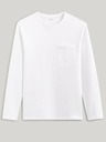 Celio Cămașă de bază albă pentru bărbați cu buzunare Celio