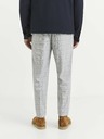 Celio Pantaloni în carouri gri deschis pentru bărbați Celio