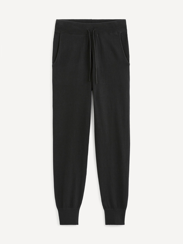 Celio Pantaloni de trening negri pentru bărbați Celio