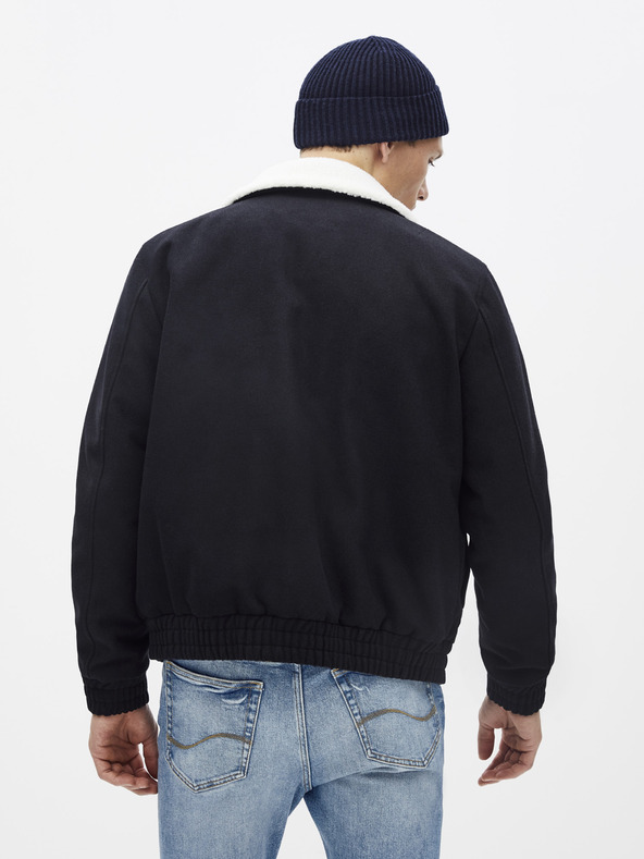 Celio Jachetă neagră Celio Suborgwool