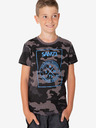 Sam 73 Tricou de camuflaj gri pentru băieți SAM 73