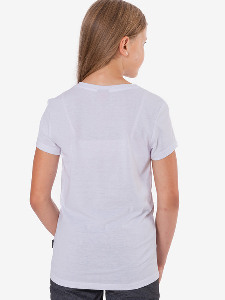 Sam 73 Tricou alb pentru fete cu imprimeu SAM 73