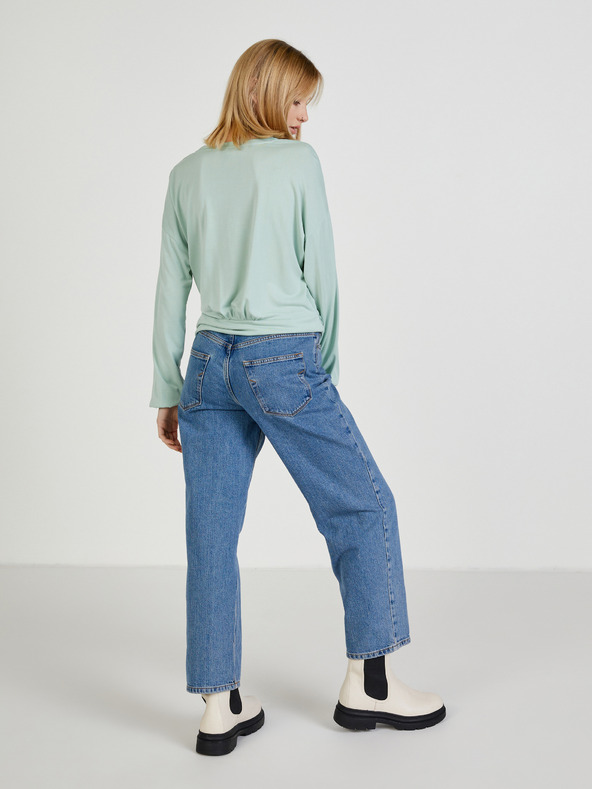 ONLY Cămașă verde deschis cu noduri ONLY Free