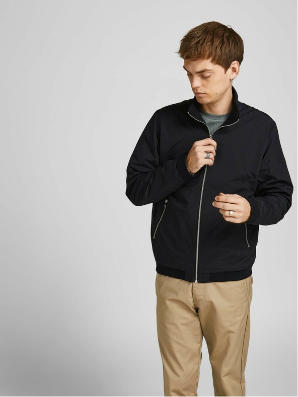 Jack & Jones Jachetă neagră Jack & Jones Rush