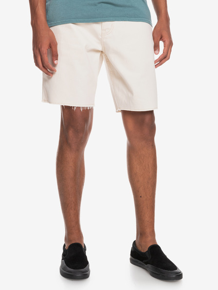 Quiksilver Pantaloni scurți din denim crem pentru bărbați Quiksilver