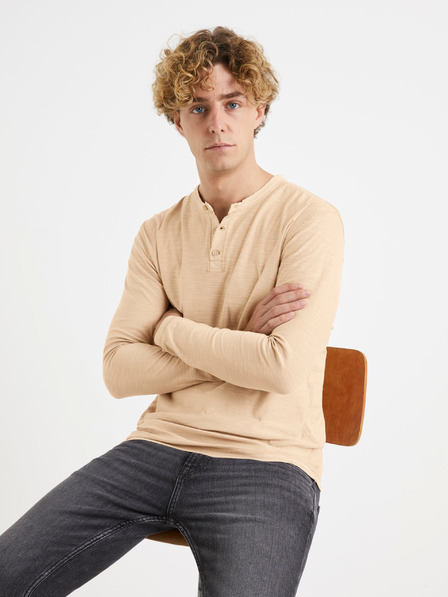 Celio Tricou bej pentru bărbați Celio Venerable