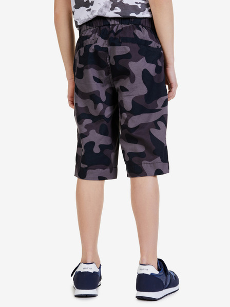 Sam 73 Pantaloni scurți negri cu model pentru băieți SAM 73 Spencer