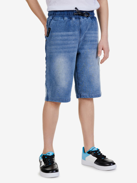 Sam 73 Pantaloni scurți din denim albastru pentru băieți SAM 73 Victor