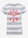 Sam 73 Tricou dungat alb și gri pentru copii SAM 73 Siobhan