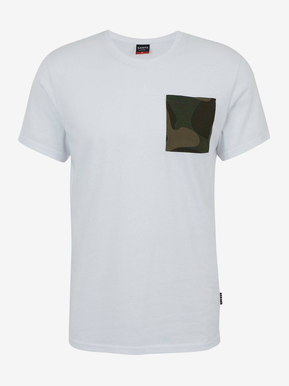 Sam 73 Tricou alb pentru bărbați SAM 73 Sean