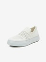 Sam 73 Adidași slip-on albi de damă SAM 73 Ruzizi