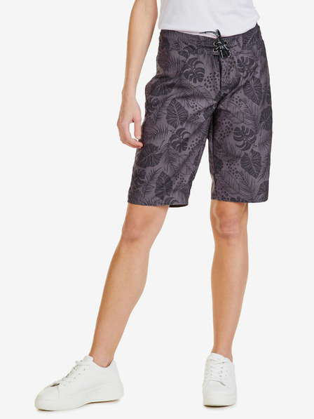 Sam 73 Pantaloni scurți cu model pentru femei gri închis SAM 73 Estella
