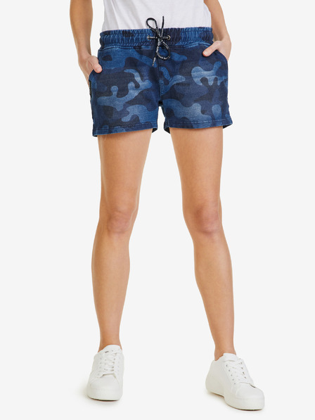 Sam 73 Pantaloni scurți cu model pentru femei albastru închis SAM 73 Tamara