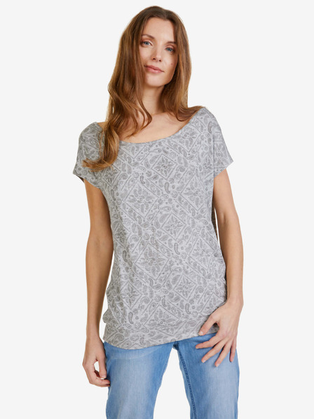 Sam 73 Tricou cu model pentru femei gri deschis SAM 73 Cindy