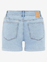 Pieces Pantaloni scurți din denim albastru deschis cu efect rupt Pieces Lisa
