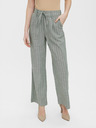 Vero Moda Pantaloni largi cu dungi verde deschis VERO MODA Serena