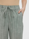 Vero Moda Pantaloni largi cu dungi verde deschis VERO MODA Serena