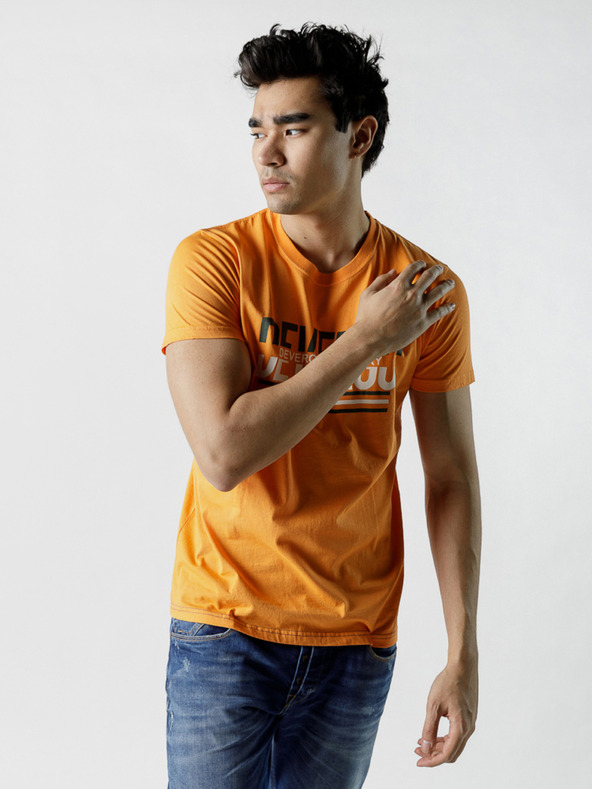 Devergo Tricou muștar pentru bărbați Devergo