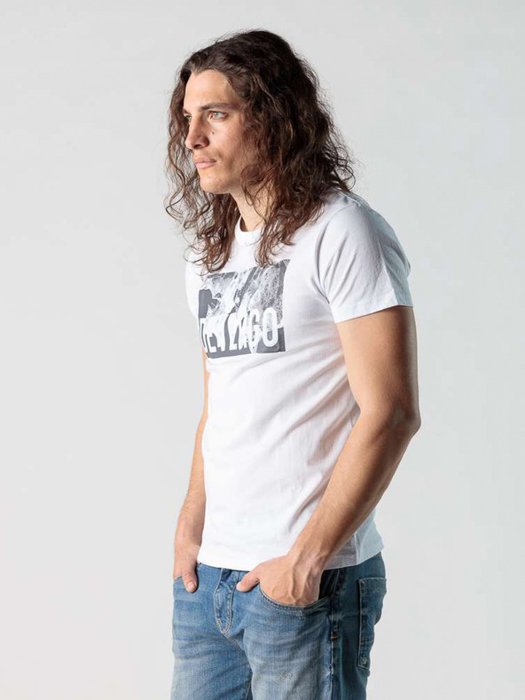 Devergo Cămașă Devergo albă pentru bărbați