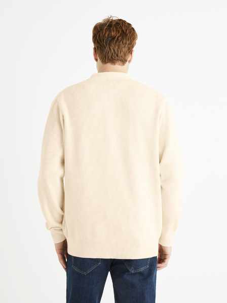 Celio Cardigan crem pentru bărbați Celio