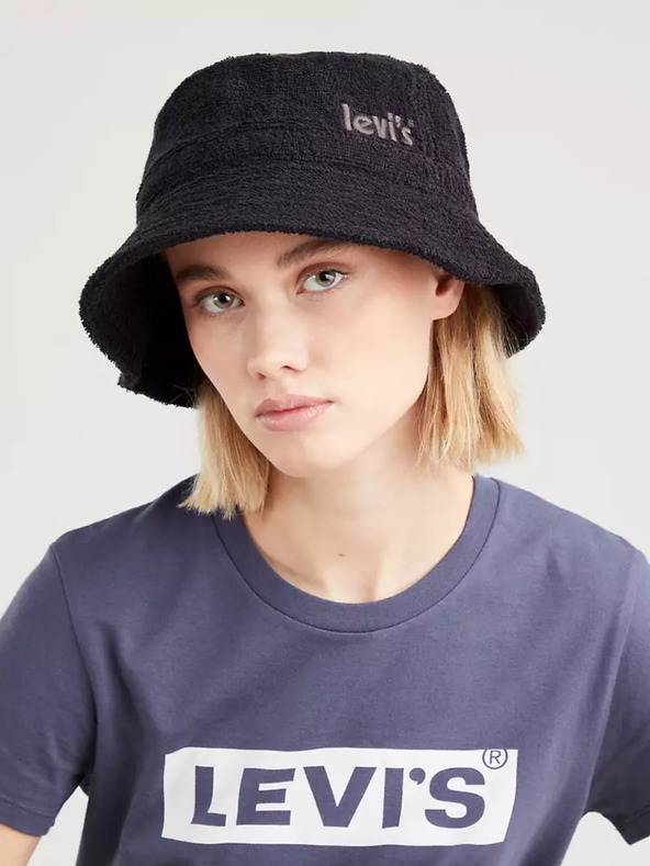 Levi's® Pălărie pentru femei Black Levi's® Terry