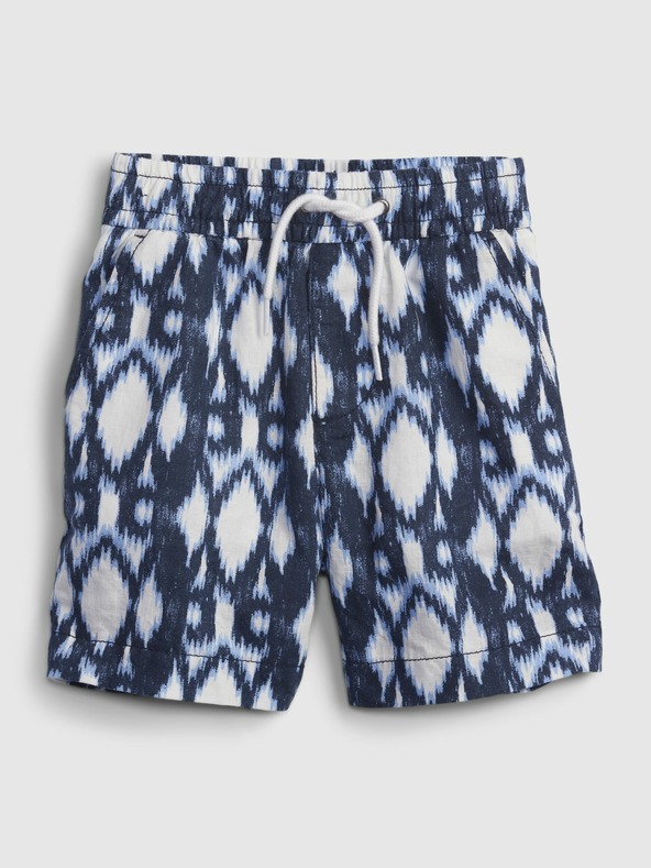 GAP Pantaloni scurți din in cu model pentru copii GAP