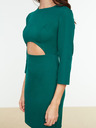 Trendyol Rochie verde fără mâneci cu transparență Trendyol